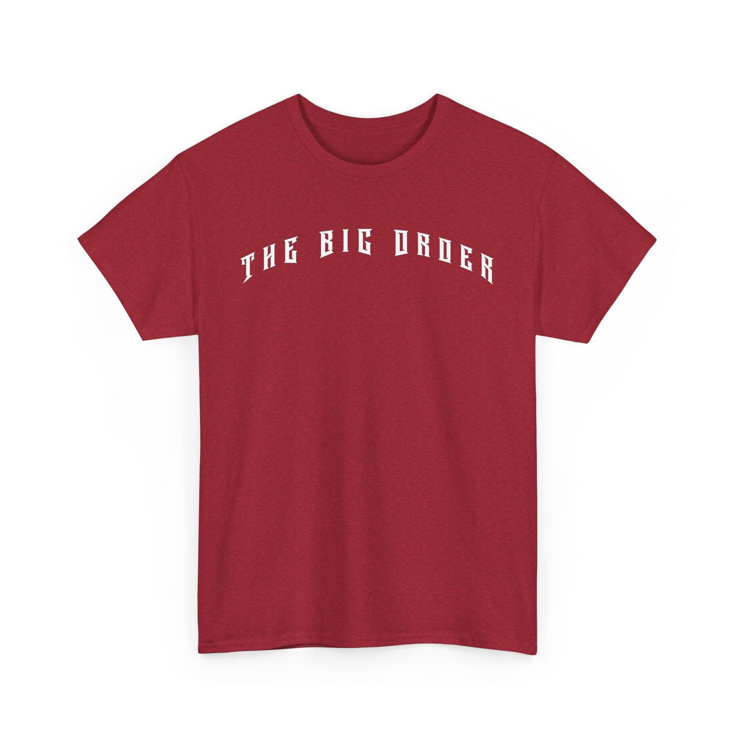 THE BIG ORDER METAL SHIRT